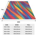 thumbnail image 4 of Manta de cama Rainbow Pride LGBT para salas de estar y dormitorios A008 80" X 60", 4 of 8