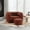 Red, variant on CKEASEAN 41"W Soft Bean Bag Chair with High Resilient Foam, Boneless Corduroy Floor Chair with Ottoman, Comfortable Square Lazy Sofa with Armrest, Rack for Reading and Gaming, No Assembly Required