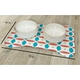 thumbnail image 2 of Simply Daisy Geometric Bone Shape Pet Feeding Mat for Dogs, 2 of 3