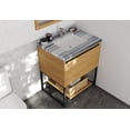 thumbnail image 3 of Alto 30" California White Oak Bathroom Vanity with White Stripes Marble Countertop, 3 of 4