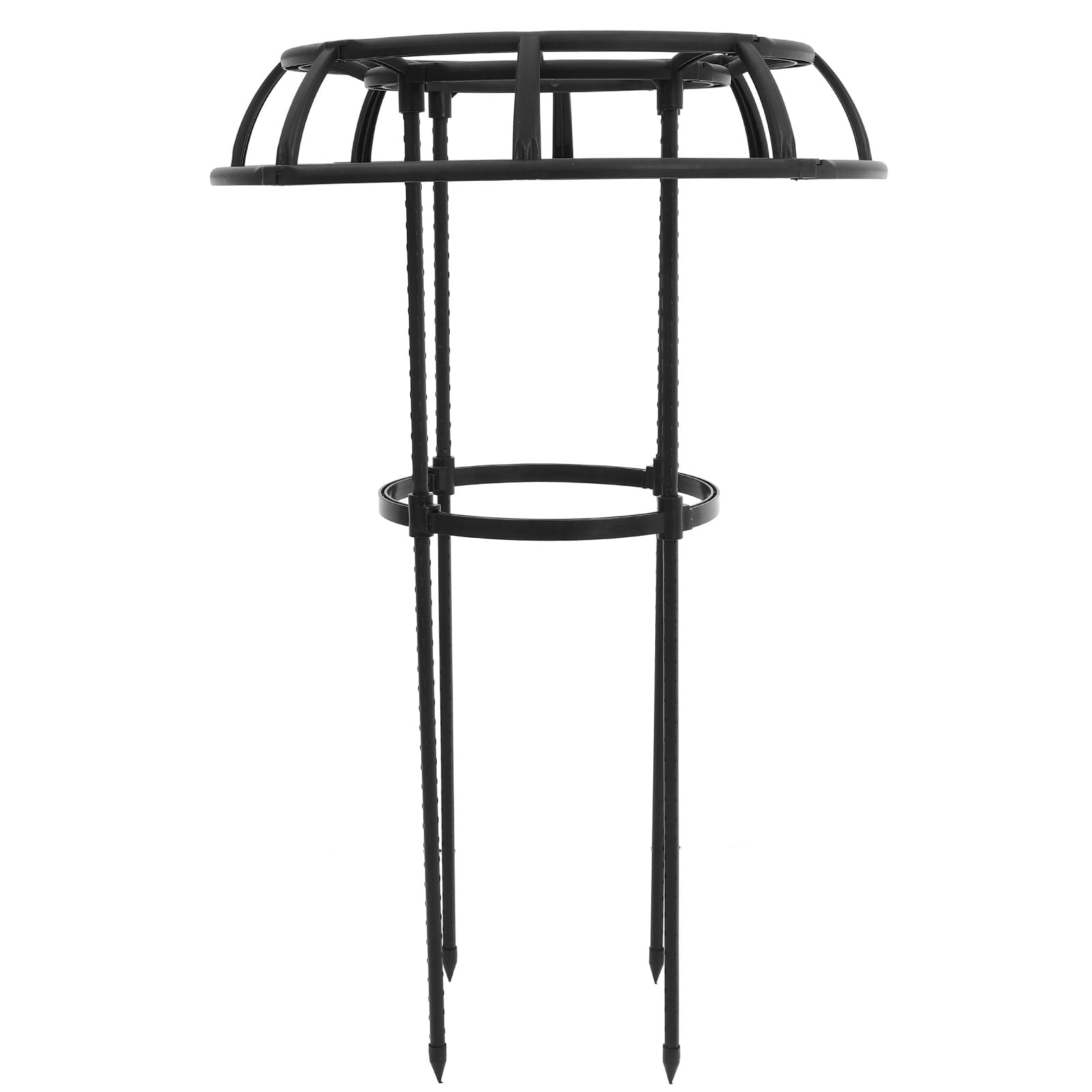MLINS  Plant Stake Support Trellis for Climbing Plants Small Pot Black