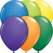 11 inch Qualatex Carnival Assortment Latex Balloons (100 Pack) - Party Supplies Decorations
