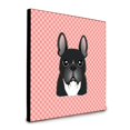 thumbnail image 1 of "Caroline's Treasures Checkerboard Pink French Bulldog Artwork Panel decoración de pared, multicolor" Caroline's Treasures BB1227UP88, 1 of 1