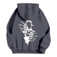 thumbnail image 1 of MHFRRA Sudaderas con Capucha para Hombre para Actividades Al Aire Libre Sudaderas Cómodas con Estampado Gráfico, Ideales para Uso Informal En Verano y Otoño Gris, 1 of 2