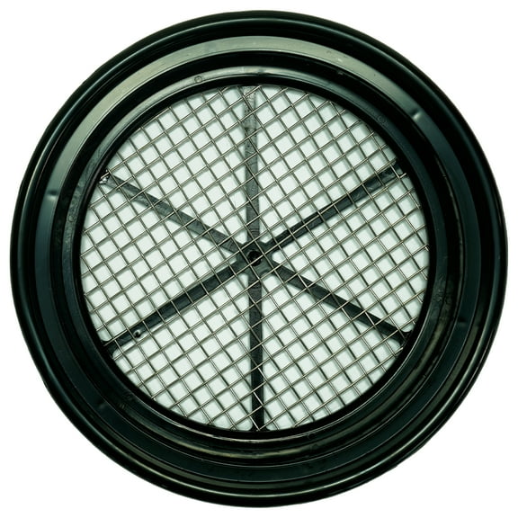 TerraX 13-1/4” Gold Classifier Sifting Pan 1/2 Mesh, Black Plastic Mesh Prospecting Pan, Durable Gold Panning Tool, Made in USA