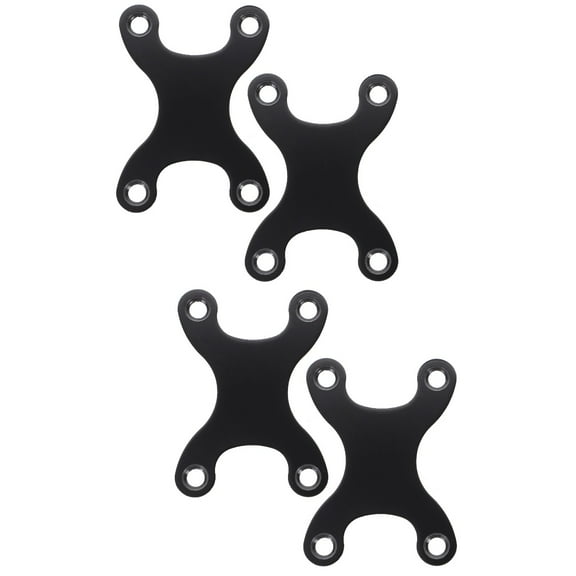 GETAJGHSD Black Skateboard Gasket Multi-Function Support for Skateboard Use 4Pcs