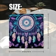 thumbnail image 2 of Bahomeck Cloth Napkins Set Of 4 Beautiful Dreamcatcher On Black Background Square Napkins Washable Dining Table Napkin For Home Holiday Wedding Party Dinner Decor 18*18 Inch, 2 of 3