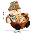 thumbnail image 4 of CEHVOM Panier de Rangement pour Bonbons de Noël Décoration Père Noël Panier de Rangement Cadeau, 4 of 4