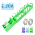 thumbnail image 1 of Tape Dispenser for Wrapping, Portable Ribbon Cutter Machine, Foldable Double Roll Tapes Dispensers, 1 of 8
