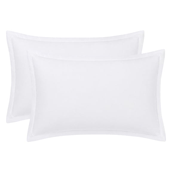 Unique Bargains 2 Pack Polyester Pillowcase Smooth Cooling Envelope Closure White