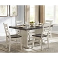 thumbnail image 3 of Sunny Designs Carriage House 60" Farmhouse Wood Table in Off White Dark Brown, 3 of 3