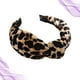thumbnail image 3 of EeaseMX 1 diadema de leopardo con nudo cruzado para el pelo para niñas y mujeres., 3 of 7