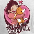 thumbnail image 3 of CafePress - My Cat Is My Valentine Long Sleeve T Shirt - Women's Long Sleeve Graphic Casual T-Shirt, 3 of 4
