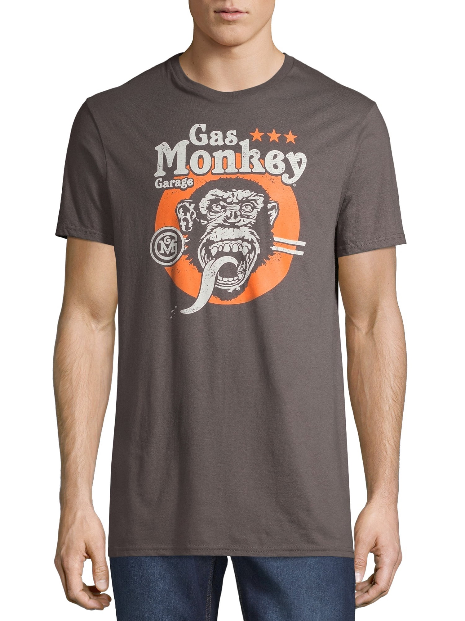 Gas Vintage-Inspired Men's and Big Graphic T-shirt - Walmart.com