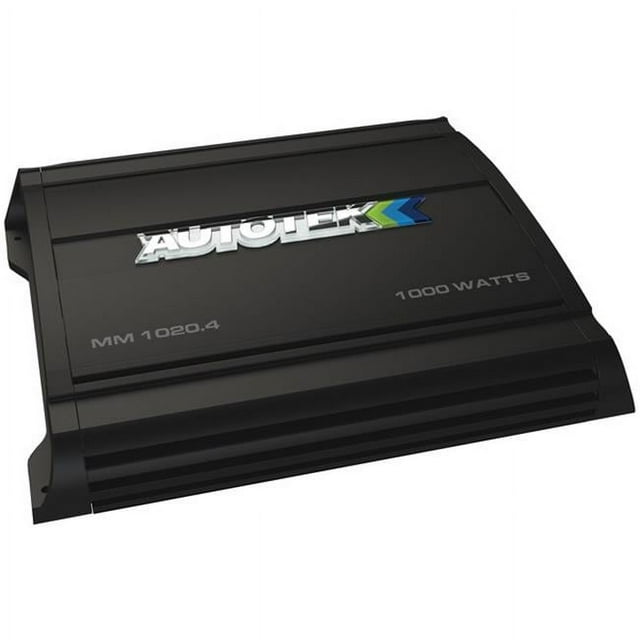 Autotek MM1020.4 1000 watts The Mean Machine Bridgeable 4-Channel Class AB Amplifier, Black