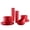 Red, variant on Mainstays 30-Piece Plastic Etched Pears Pattern Dinnerware Bundle Set, Green