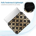thumbnail image 2 of FORMRS 13"-13.3" Laptop Sleeve Protective Case Soft Carrying Quilted Computer Bag Cover, Black Geometric, 2 of 7