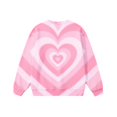 thumbnail image 7 of Fall Loose Tops for Girl Heart Printed Color Contrast Long Sleeve Crew Neck Fashion Casual Pullover Top for Daily Wear Multicolor 07 9-10 Years, 7 of 7