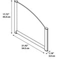 thumbnail image 4 of Bush Business Furniture 24W Desk Divider Privacy Panel, 4 of 4