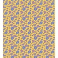 thumbnail image 3 of Botanic Duvet Cover Set, Concept of Pastel Leaves Forest Branches Autumn Season Foliage Plants, Decorative 3 Piece Bedding Set with 2 Pillow Shams, Calking Size, Mustard and Ceil Blue, by Ambesonne, 3 of 3