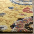 thumbnail image 3 of SAFAVIEH Blossom Danny Floral Wool Runner Rug, Gold/Multi, 2'3" x 10', 3 of 5