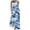 Blue, variant on Giftesty Summer Dresses for Women Women Casual Loose Printed Tank Dress Beach V-neck Pocket Sundress Sleeveless Dresses