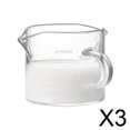 thumbnail image 1 of Jarras medidoras,Taza medidora de vidrio Taza de onzas de doble boca,Jarras medidoras de doble con asa para verter,Taza para mezclar Escala resistente a la temperatura del calor,Taza, 1 of 3
