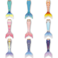 thumbnail image 3 of Queue de Sirène pour Fille avec Monofin orange Bleu, 3 of 4