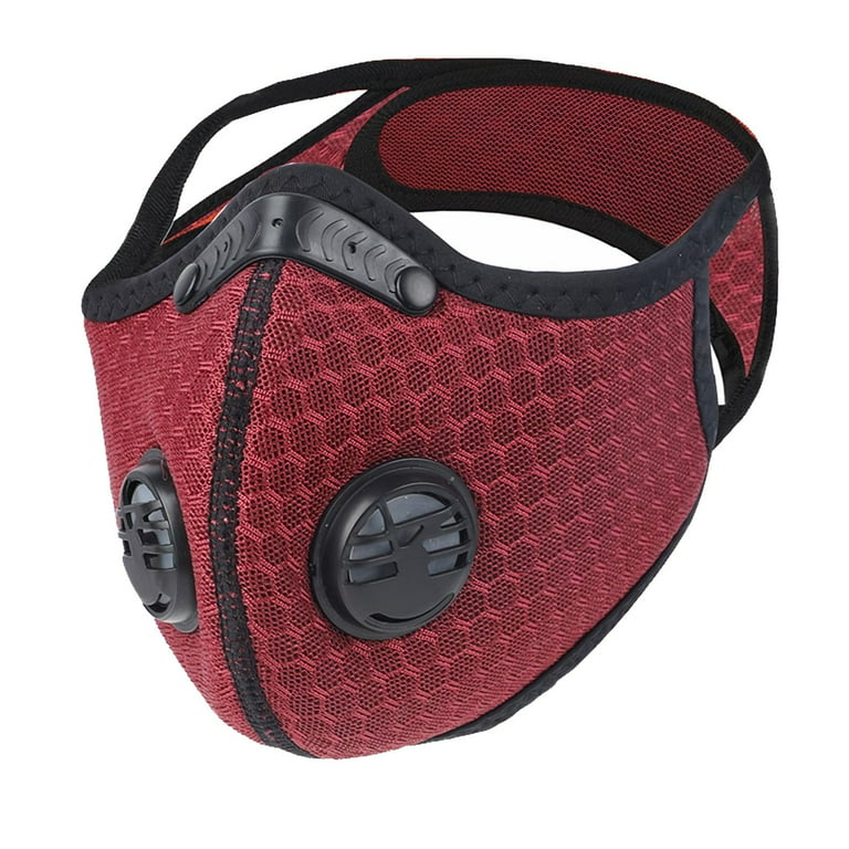 FuturePPE Mesh Sports Face Mask with 5-Layer Carbon Activated Filter Navy