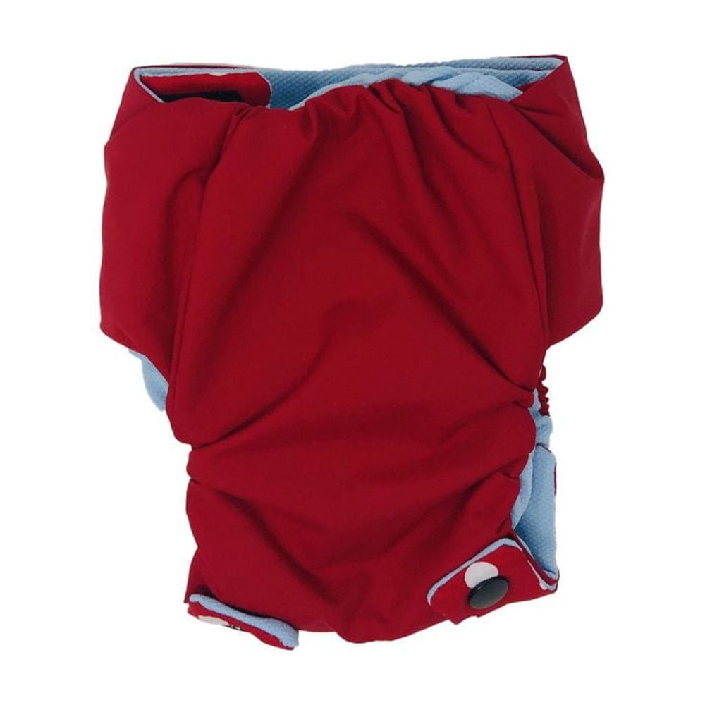Barkertime Red Polka Dot Cat Diaper Snappy