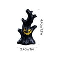 thumbnail image 3 of XEOVHV Halloween Miniature Figurines Set, Mini Resin Halloween Miniature Landscape Ornaments Haunted Houses and Ghost Ornaments, Spooky Skeleton and Ghost Statues, 3 of 9