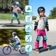 thumbnail image 5 of L,Kids Protective Gear Set, 6 in 1 Adjustable Protective Gear, Knee Pads, Elbow Pads, Wrist Guards for Roller Skating Cycling Skateboarding, 5 of 5