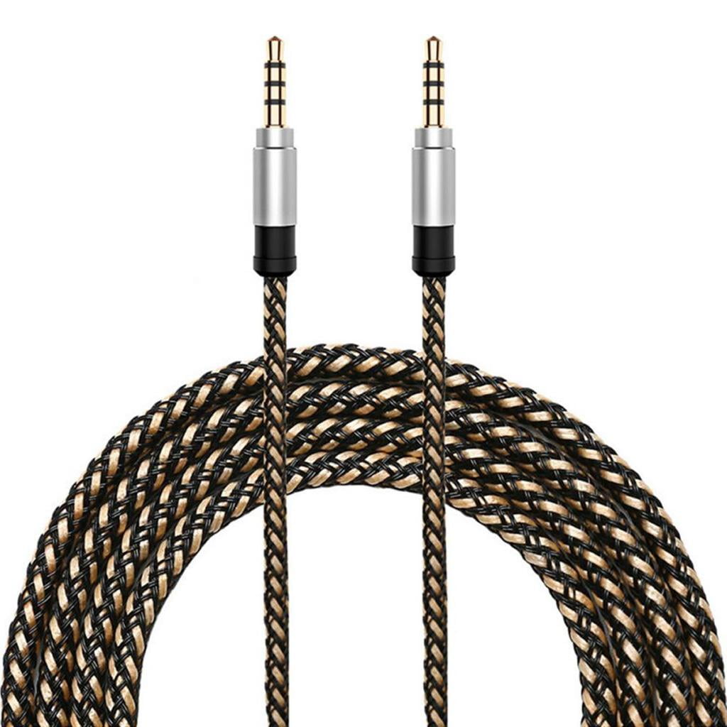 Nylon 1.5m Cable 3.5mm Cable Audio Cable For Headphones, Cell Phones