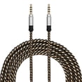 thumbnail image 1 of Extensión de sonido Esté De 3.5 AUX De Nylon A Para Auriculares, Esté Para / Automóvil Y .5m - Plata CUTICAT Cable de audio auxiliar para automóvil, 1 of 8