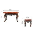 thumbnail image 6 of Zhaomeidaxi Furniture, 1:12 Miniature Mini Furniture Bench Dining Table Garden Village for Home Ornaments Decorative Accessories, 6 of 6