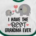 thumbnail image 4 of Inktastic Grandkids Best Grandma Ever Boys or Girls Baby Bib, 4 of 4