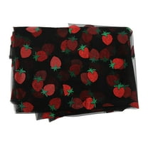 Mobutofu Craft Fabric Material Polyester Black 1Pcs 2 Meters Roll