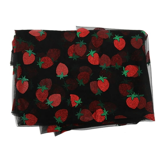 Mobutofu Craft Fabric Material Polyester Black 1Pcs 2 Meters Roll