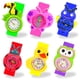 thumbnail image 2 of Reloj de pájaro carpintero/búho de dibujos animados para niños, juguetes de tiempo de aprendizaje para niños de 1 a 10 años, relojes de cuarzo, reloj de mariposa para bebé, Montre Enfant Gao Jinjia LED, 2 of 2