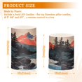 thumbnail image 6 of Yayeee Flameless Candles with Remote Flickering Battery Operated Multi Color Changing, Mountains at Dawn, 6 of 7