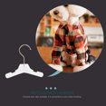 thumbnail image 4 of HONMEET Transparent Dog Hangers Household Apparel Hanger with Stainless Steel Anti Rust Hook, 4 of 8