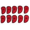 thumbnail image 1 of Fundas de hierro shamjiam para golf 10pcs Head Wedge Iron Cover a prueba de rojo, 1 of 9