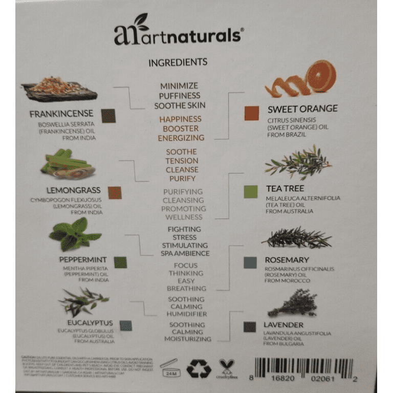 Art Naturals 16 essential oil kit Review