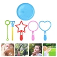 thumbnail image 3 of 6pcs Colorful Bubble Wand Set Outside Blowing Bubble Maker for Kids Toddlers, 3 of 7
