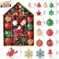 thumbnail image 2 of 1 caja de bolas de Navidad, adornos para árbol de Navidad, bolas colgantes para árbol de Navidad, decoración para fiesta en el hogar, regalo de Año Nuevo 2023, Navidad, 2 of 5