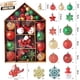 thumbnail image 2 of 1 caja de bolas de Navidad, adornos para árbol de Navidad, bolas colgantes para árbol de Navidad, decoración para fiesta en el hogar, regalo de Año Nuevo 2023, Navidad, 2 of 5