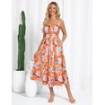 thumbnail image 3 of Vestido maxi largo de verano con estampado floral para mujer GRACE KARIN, 3 of 7