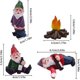 thumbnail image 5 of Gnomos de jardín en Miniatura Juego de 4 Figuras de Gnomos para Jardines de Hadas Gnomos Pequeño Adorno para Exteriores Micro Decoración,11 Feliz Sencillez, 5 of 5