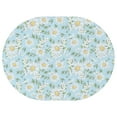 thumbnail image 1 of Nappe Ovale à Marguerites, Nappe Résistante aux Plis en Polyester, Nappe Imperméable et Réutilisable pour Cuisine, Pique-Nique, Fête (Ovale, 54x72 Pouces), 1 of 1