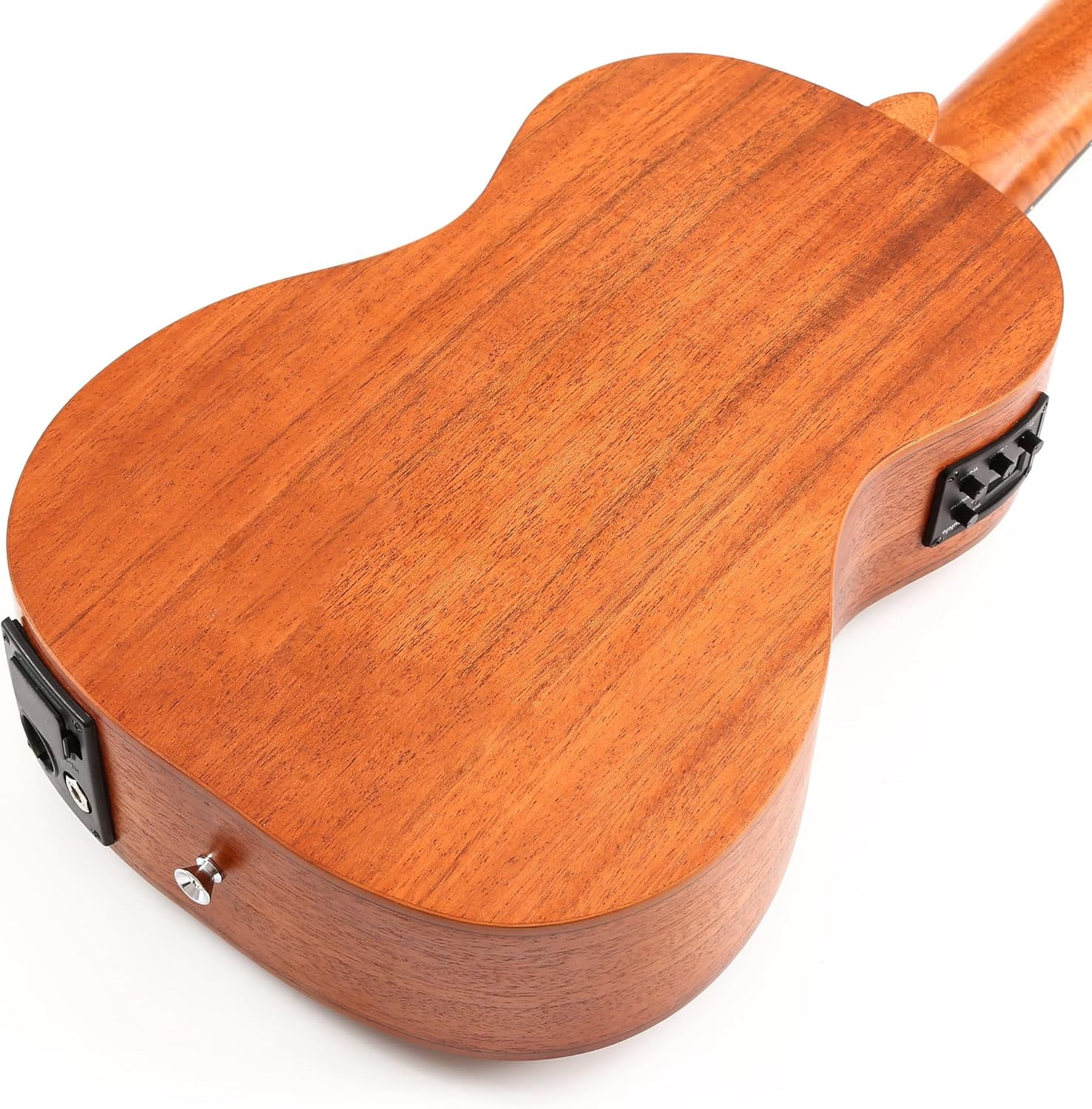 Batking Electric Bass Ukulele Baritone 4-String Fretted Acacia Wood Body with Gigbag 30 Inch